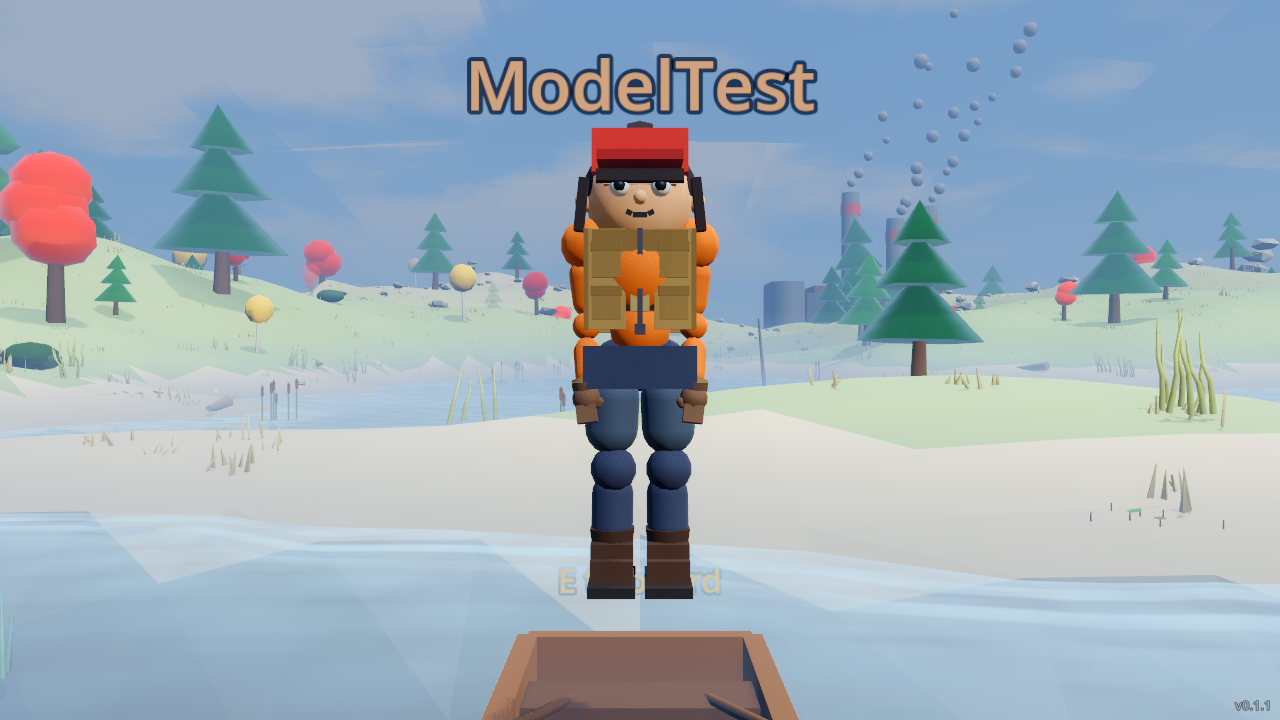 Female angler model