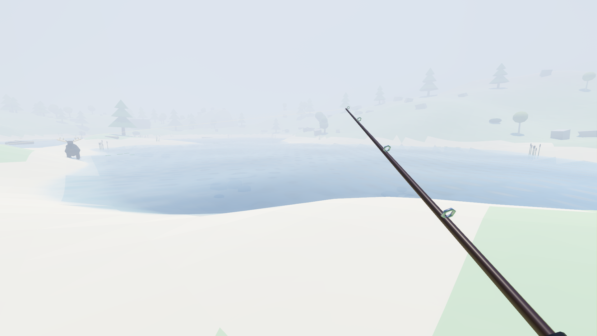 Midday lake vista